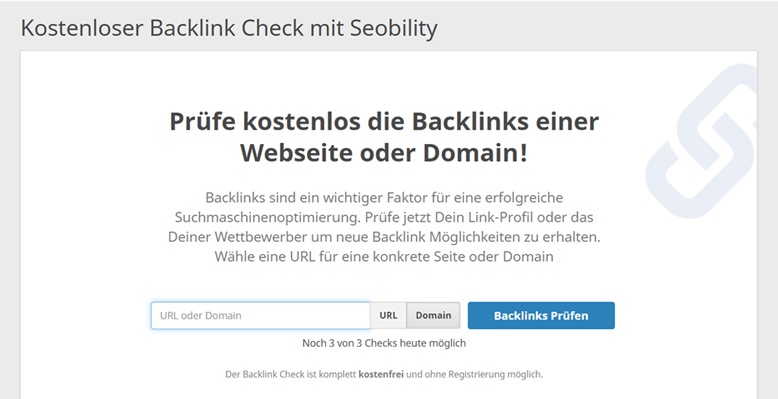 backlink check seobility