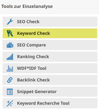 seobility keyword checker